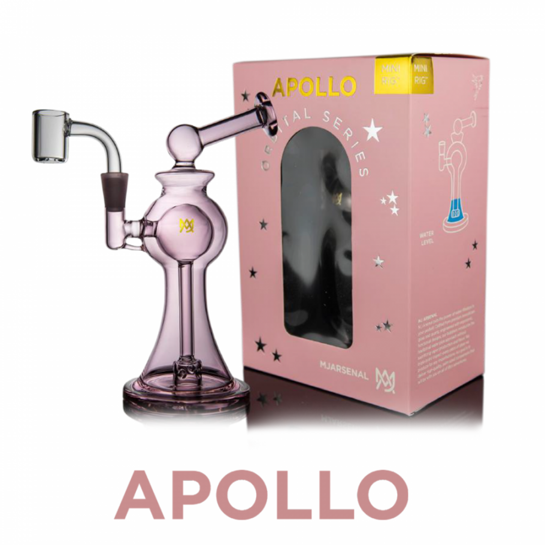LIMITED EDITION MJ Arsenal Pink Rosewood Collection- APOLLO Mini Rig - Canna Bella Lux