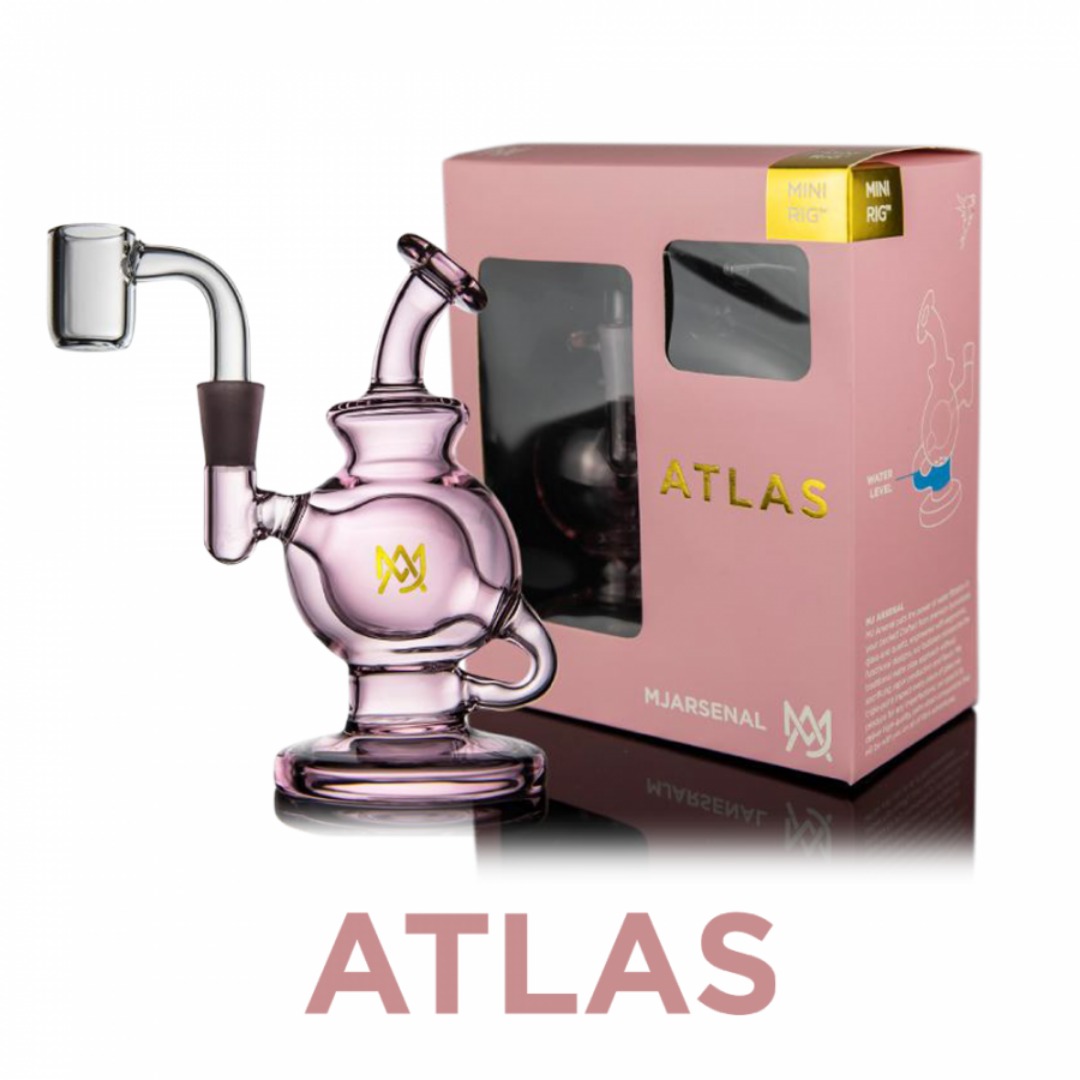 LIMITED EDITION MJ Arsenal Pink Rosewood Collection- ATLAS Mini Rig - Canna Bella Lux