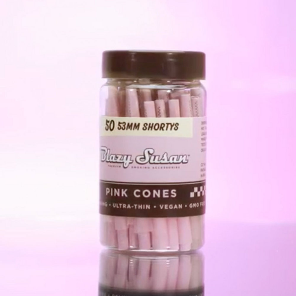 Blazy Susan Pink Shorty Pre Rolled Cones (50/100) - Canna Bella Lux