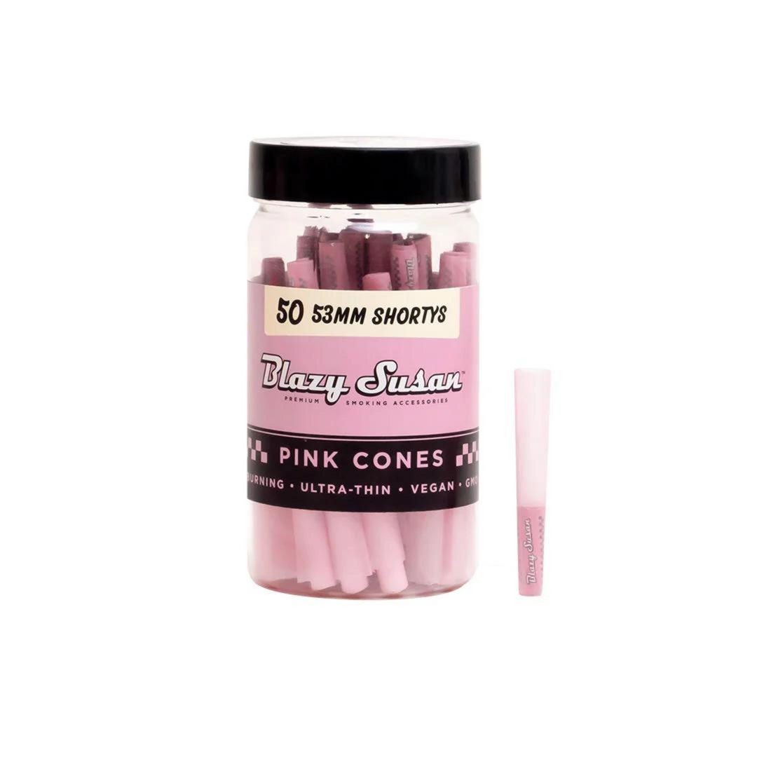 Blazy Susan Pink Shorty Pre Rolled Cones (50/100) - Canna Bella Lux