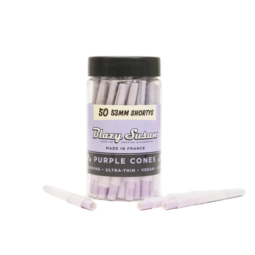 Blazy Susan Purple Shorty Pre Rolled Cones (50/100) - Canna Bella Lux