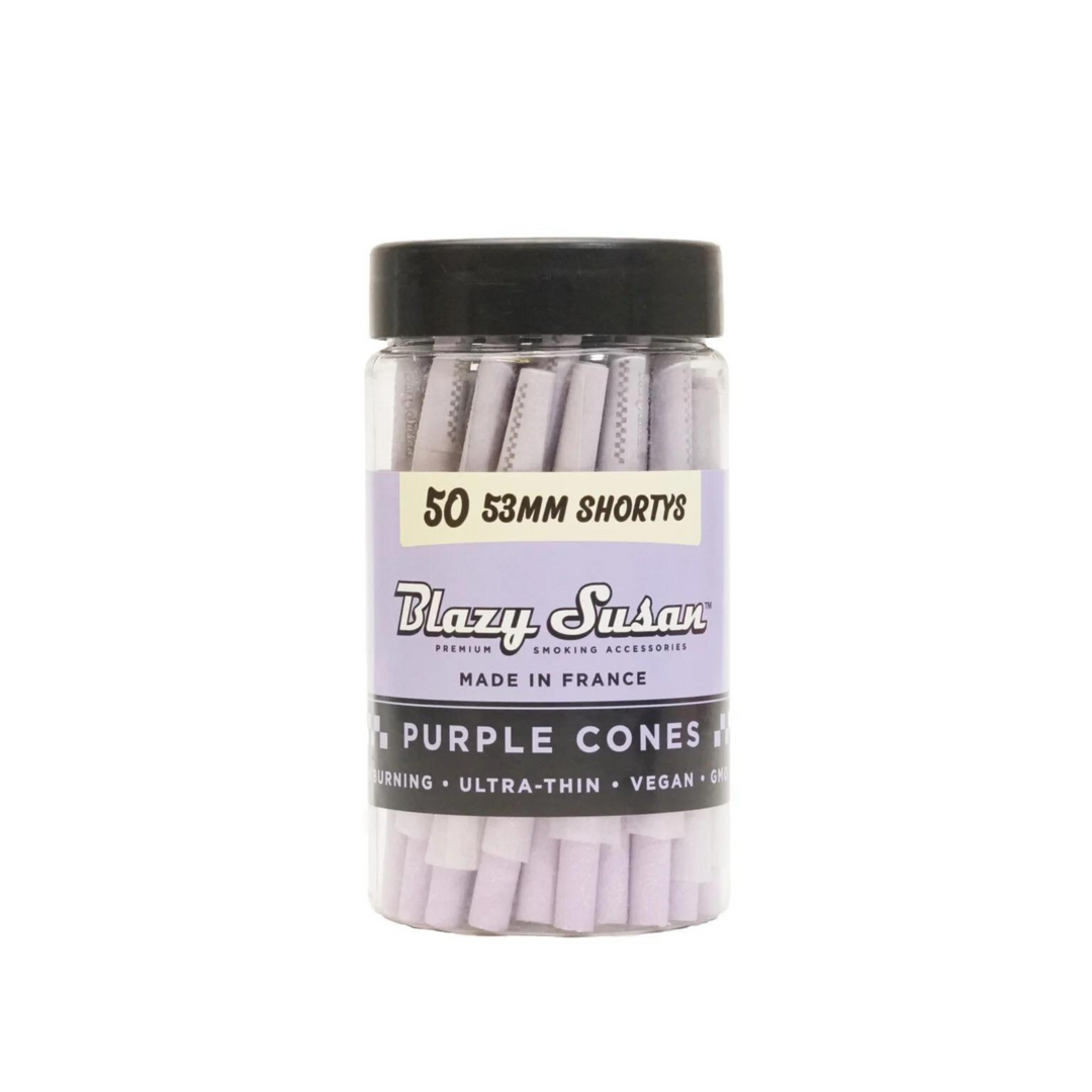 Blazy Susan Purple Shorty Pre Rolled Cones (50/100) - Canna Bella Lux