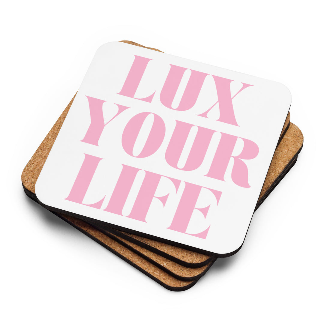 Luxury Cork-Back Drink Coaster - Canna Bella Lux