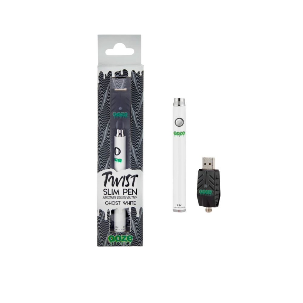 OOZE TWIST SLIM PEN- GHOST WHITE - Canna Bella Lux