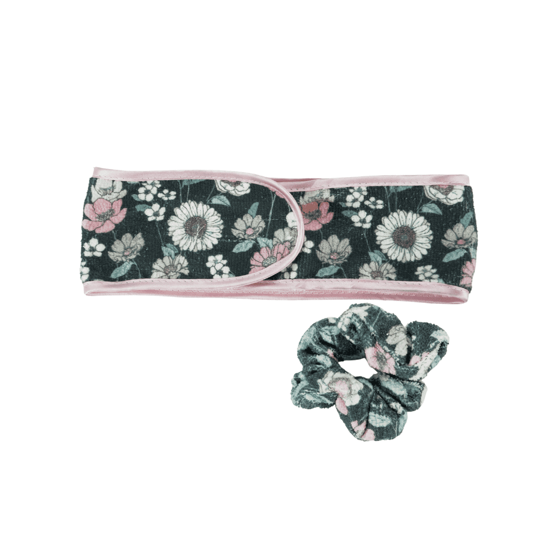 Canna Bella Beauty- High & Dry Microfiber Scrunchie/Headband Duo - Canna Bella Lux
