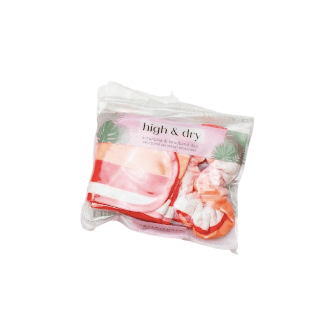 Canna Bella Beauty- High & Dry Microfiber Scrunchie/Headband Duo - Canna Bella Lux
