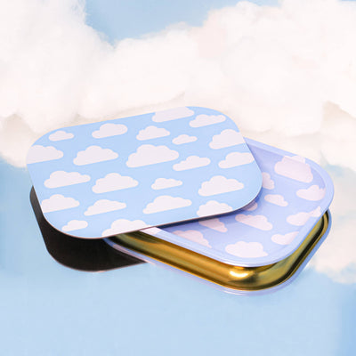 Cloud Rolling Tray With Lid - Canna Bella Lux