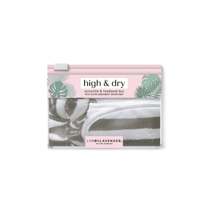 Canna Bella Beauty- High & Dry Microfiber Scrunchie/Headband Duo - Canna Bella Lux