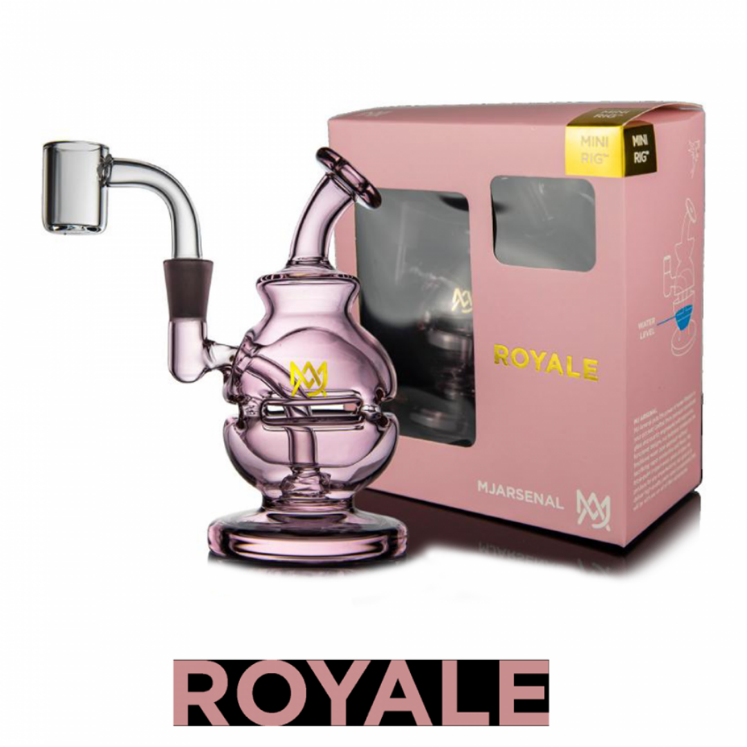 LIMITED EDITION MJ Arsenal Pink Rosewood Collection- ROYALE Mini Rig - Canna Bella Lux