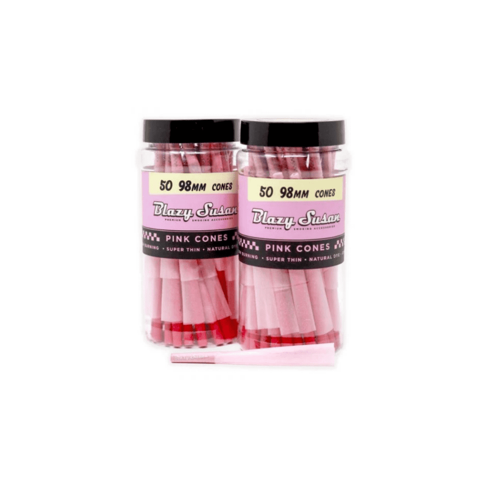 Blazy Susan Pink 98mm Pre Rolled Cones (50/100) - Canna Bella Lux