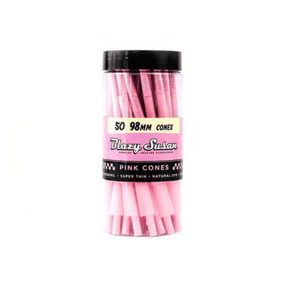 Blazy Susan Pink 98mm Pre Rolled Cones (50/100) - Canna Bella Lux