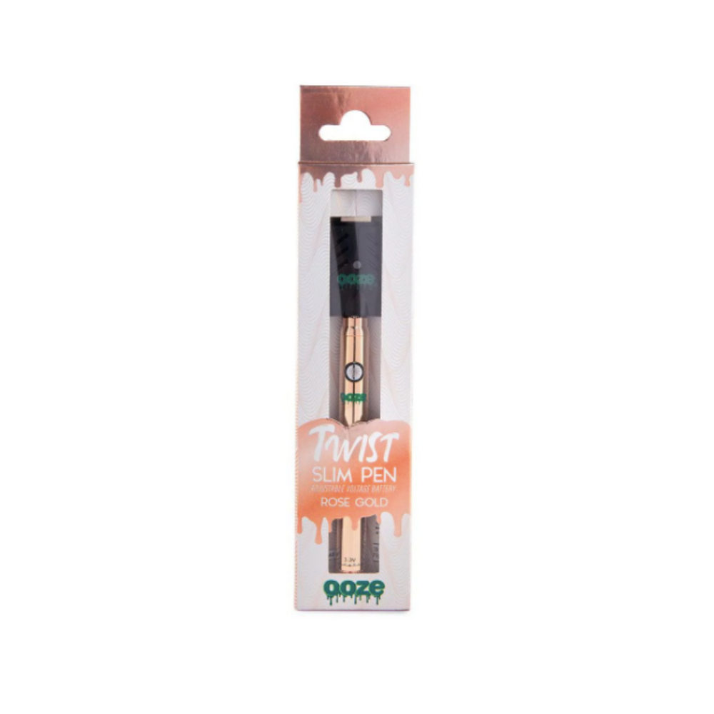 OOZE TWIST SLIM PEN- ROSE GOLD - Canna Bella Lux